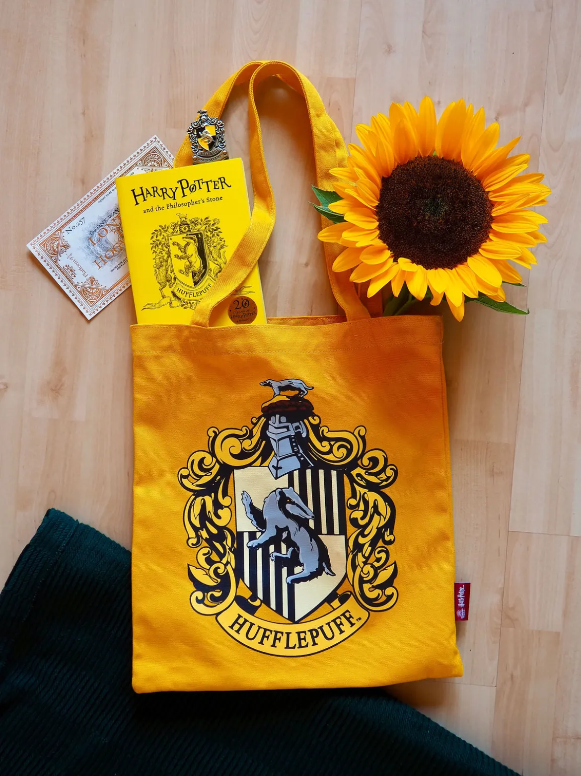 Harry Potter - Hufflepuff Wappen Jutebeutel