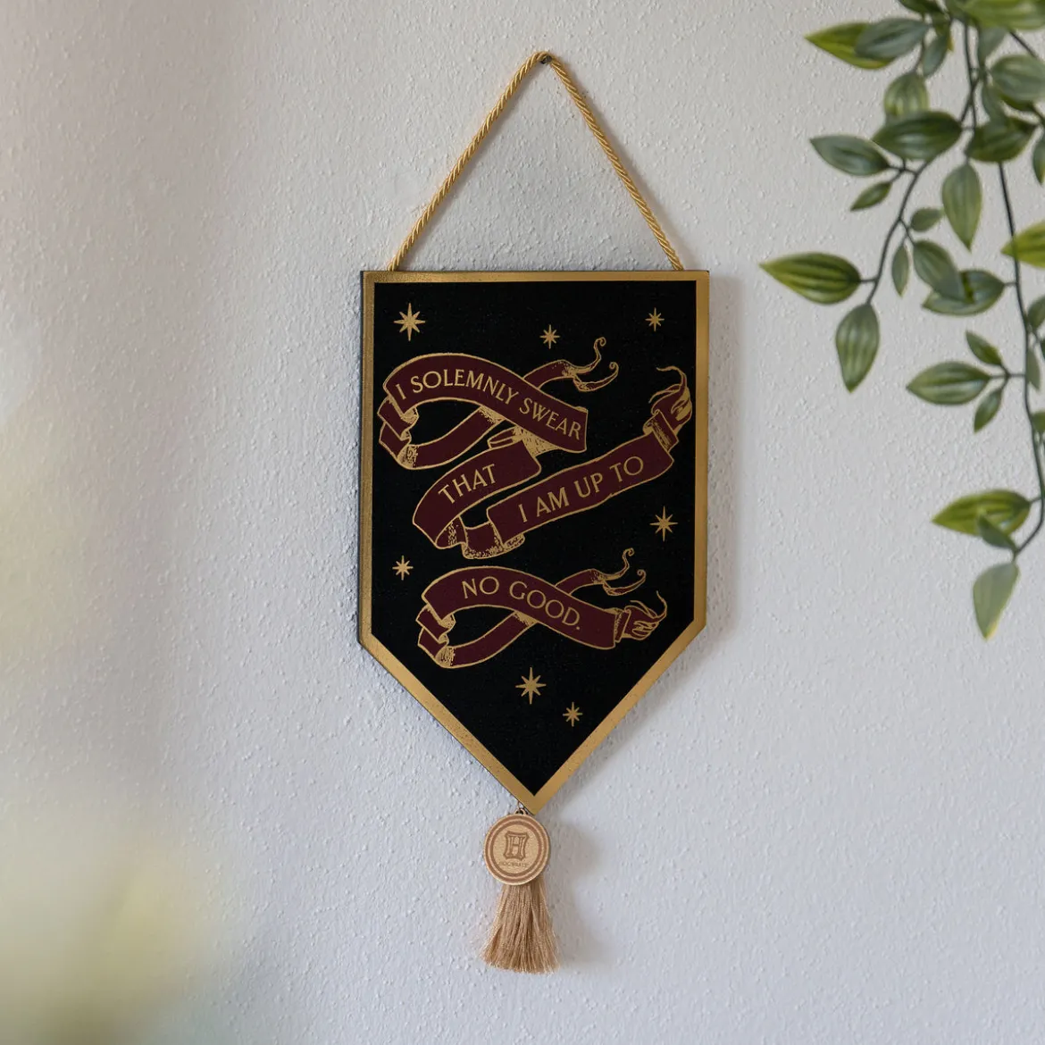 Harry Potter - I Solemnly Swear Alumni Wandbild Holz