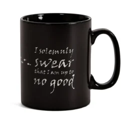 Harry Potter - Karte des Rumtreibers Thermoeffekt Tasse schwarz