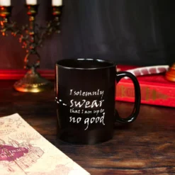 Harry Potter - Karte des Rumtreibers Thermoeffekt Tasse schwarz
