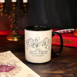 Harry Potter - Karte des Rumtreibers Thermoeffekt Tasse schwarz
