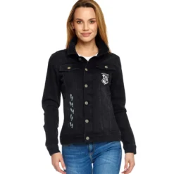 Harry Potter - Karte des Rumtreibers Jeansjacke Damen schwarz