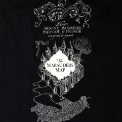 Harry Potter - Karte des Rumtreibers T-Shirt schwarz