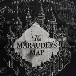 Harry Potter - Karte des Rumtreibers Loop Schal schwarz