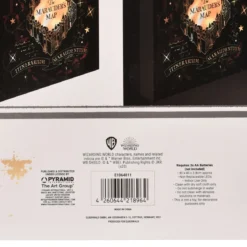 Harry Potter - Karte des Rumtreibers Wandbild mit Licht
