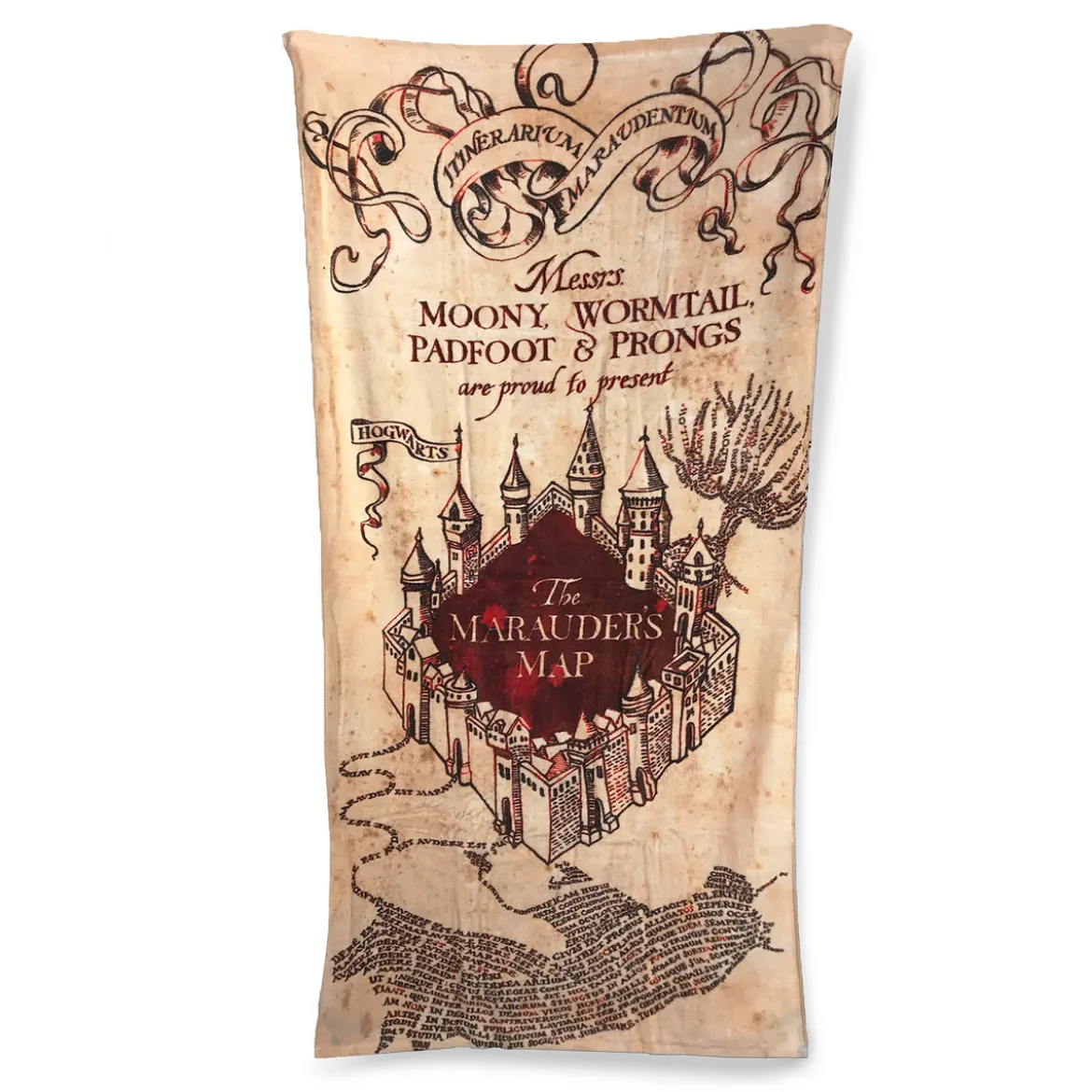 Harry Potter - Karte des Rumtreibers Badetuch