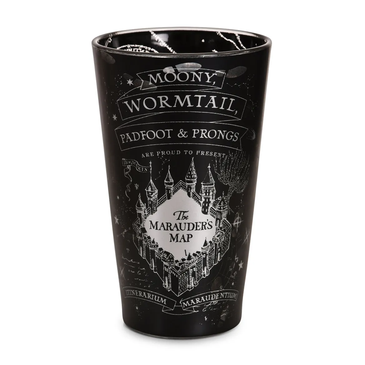 Harry Potter - Karte des Rumtreibers Glas schwarz