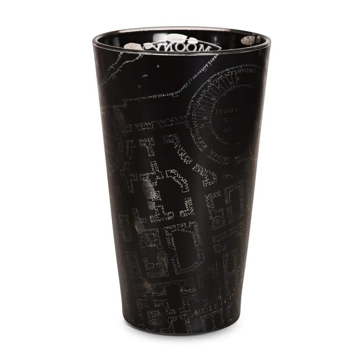 Harry Potter - Karte des Rumtreibers Glas schwarz
