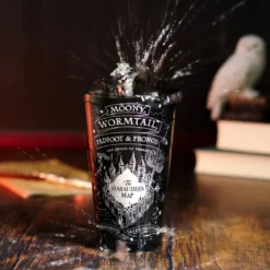 Harry Potter - Karte des Rumtreibers Glas schwarz