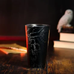 Harry Potter - Karte des Rumtreibers Glas schwarz