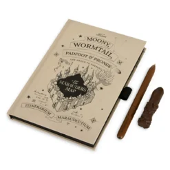 Harry Potter - Karte des Rumtreibers Notizbuch mit UV-Zauberstabstift