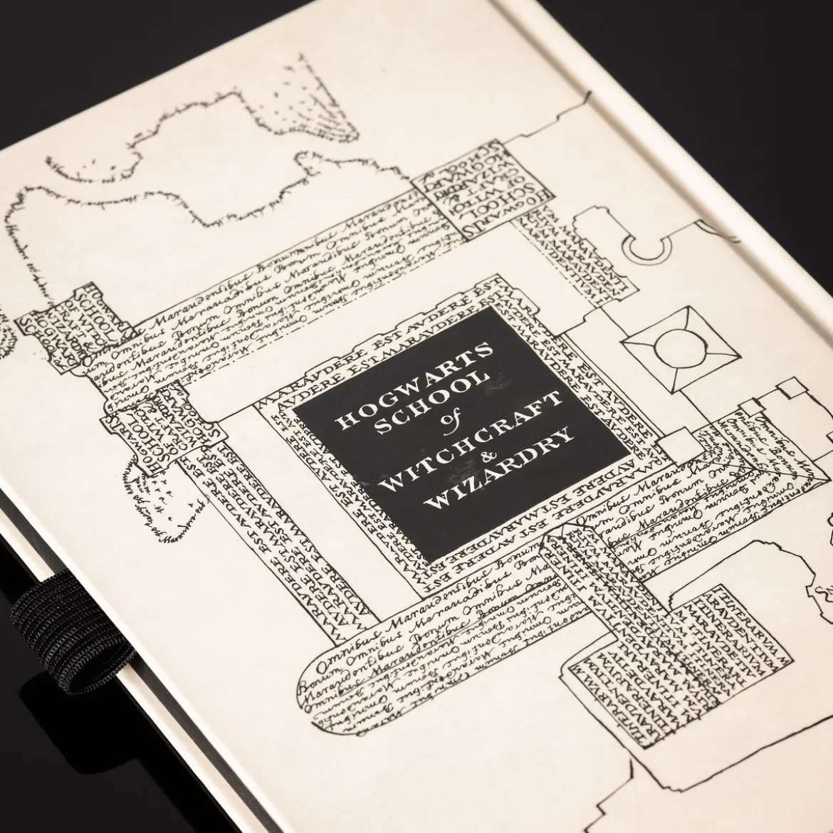 Harry Potter - Karte des Rumtreibers Notizbuch mit UV-Zauberstabstift