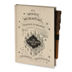 Harry Potter - Karte des Rumtreibers Notizbuch mit UV-Zauberstabstift