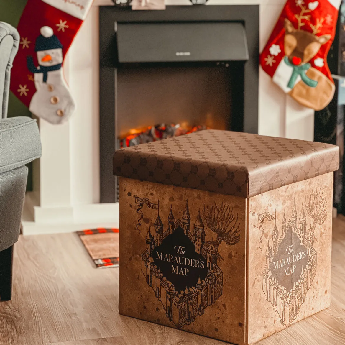 Harry Potter - Karte des Rumtreibers Hocker mit Stauraum