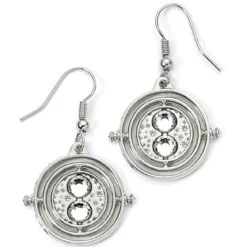 Harry Potter Ohrringe Time Turner (Silberfarben)