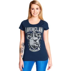 Harry Potter - Ravenclaw Wappen T-Shirt Damen blau