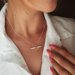 Harry Potter - Schnatz Kette mit Kristall