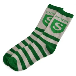Harry Potter - Slytherin Logo Socken grün-grau