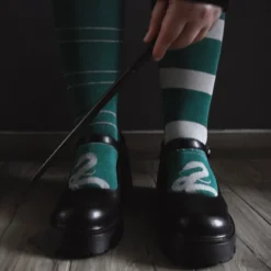 Harry Potter - Slytherin Overknee Strümpfe 2er Set