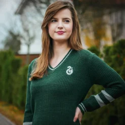 Harry Potter - Slytherin Strickkleid grün