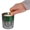 Harry Potter - Slytherin Wappen Kerze im Glas