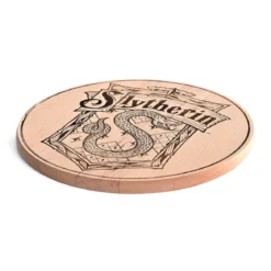 Harry Potter - Slytherin Wappen Schneidebrett Buche