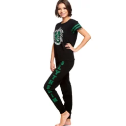 Harry Potter - Slytherin Wappen Pyjama Damen