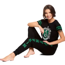 Harry Potter - Slytherin Wappen Pyjama Damen