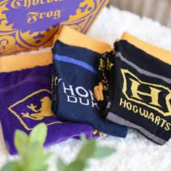 Harry Potter - Socken 3er Set in Schokofrosch Box