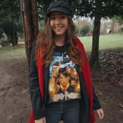 Harry Potter - Stein der Weisen Poster T-Shirt schwarz