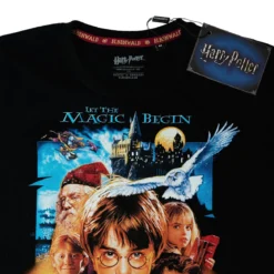 Harry Potter - Stein der Weisen Poster T-Shirt schwarz