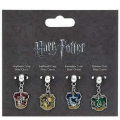 Harry Potter - Wappen Slider Charm Anhänger-Set
