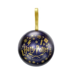 Harry Potter - Weihnachtskugel mit Ravenclaw Wappen Kette