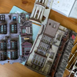 Harry Potter - Winkelgasse Book Nook Modell Bausatz Holz