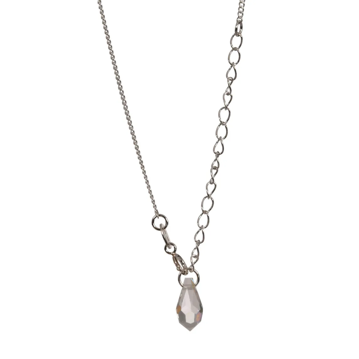 Harry Potter - Zeitumkehrer Kette mit Kristallen silber