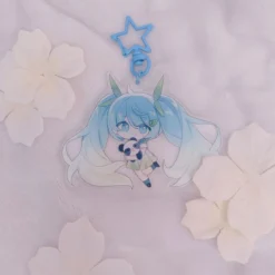 Hatsune Miku - Kawaii Spring Time Acryl Schlüsselanhänger