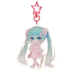 Hatsune Miku - Kawaii Summer Time Acryl Schlüsselanhänger