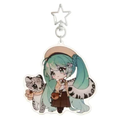 Hatsune Miku - Kawaii Winter Time Acryl Schlüsselanhänger