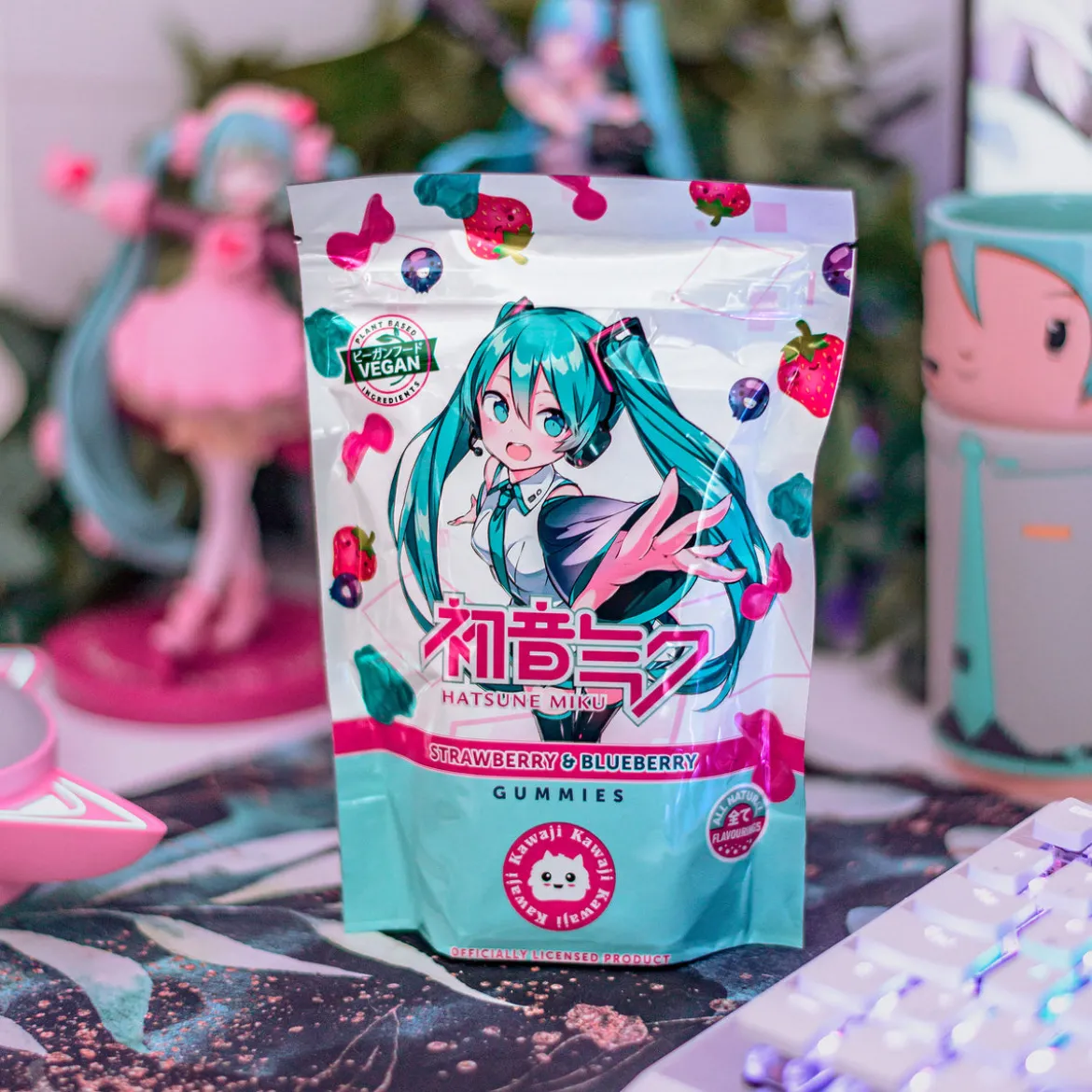 Hatsune Miku - Powerbeärs Kawaii Fruchtgummis Vegan