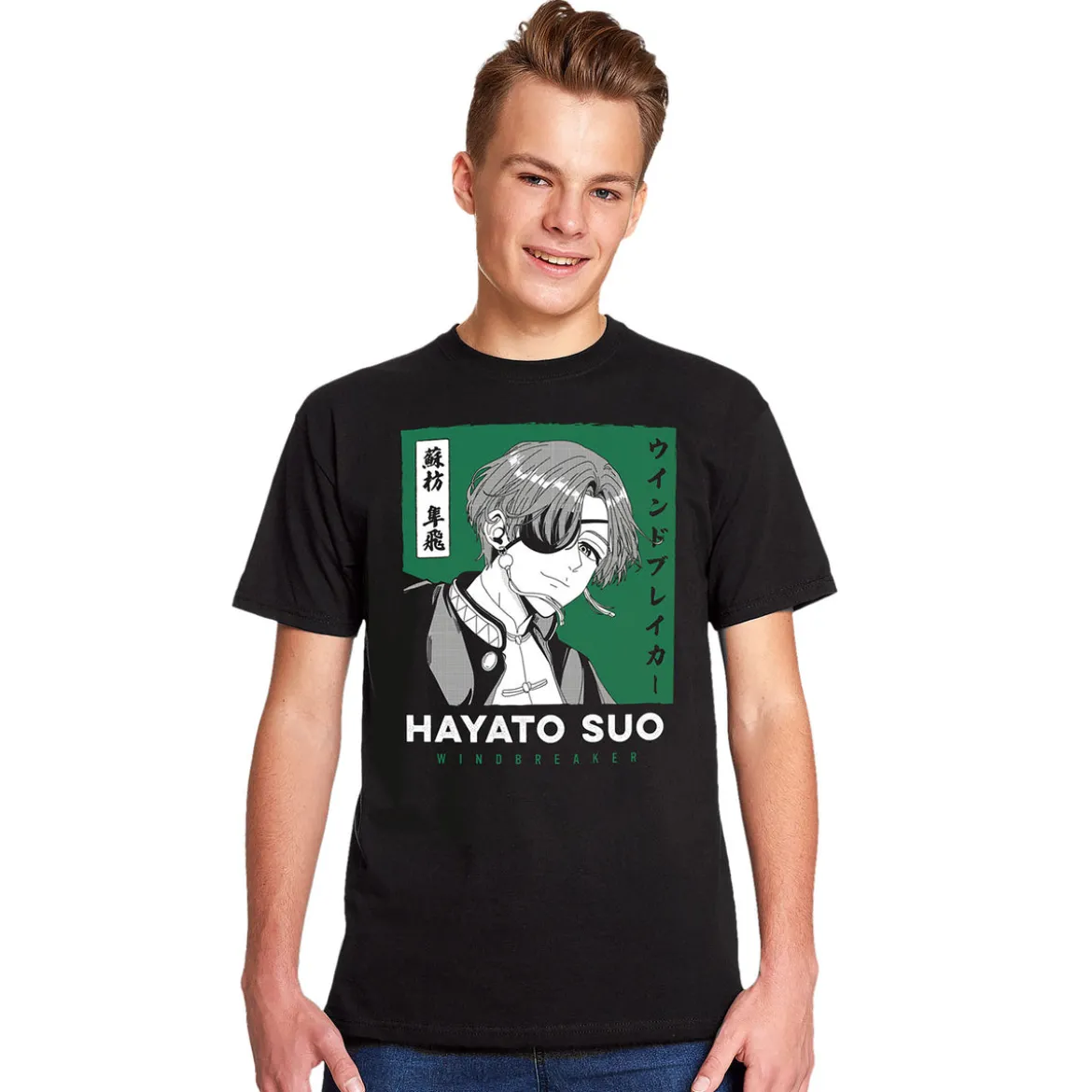 Hayato Suo T-Shirt für Wind Breaker Fans
