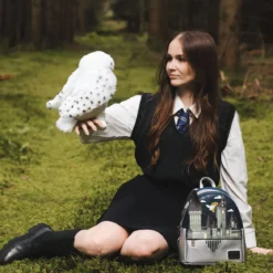 Hedwig mit geöffneten Flügeln Plüsch Figur 28 cm - Harry Potter