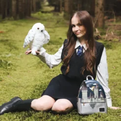 Hedwig mit geöffneten Flügeln Plüsch Figur 28 cm - Harry Potter