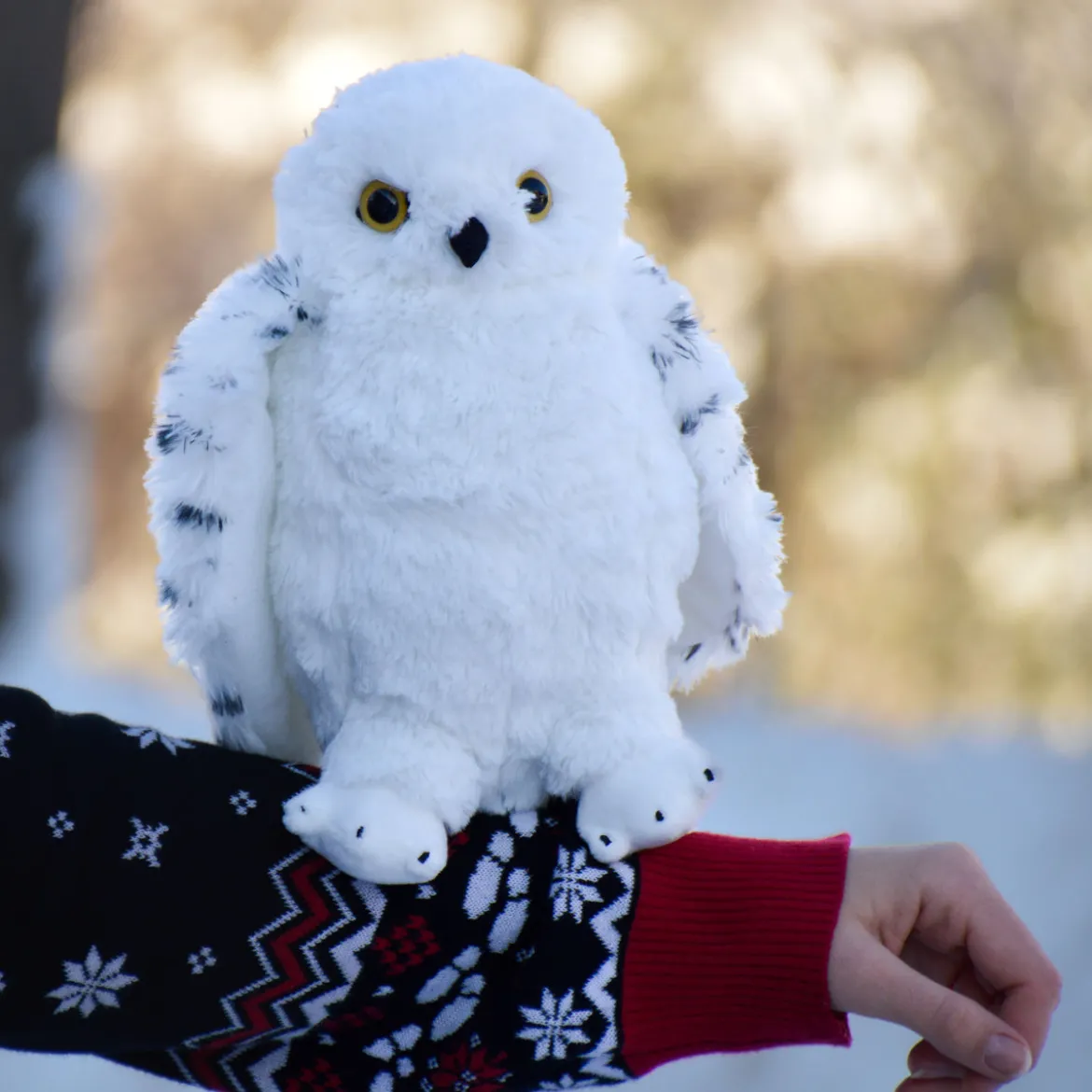 Hedwig mit geöffneten Flügeln Plüsch Figur 28 cm - Harry Potter
