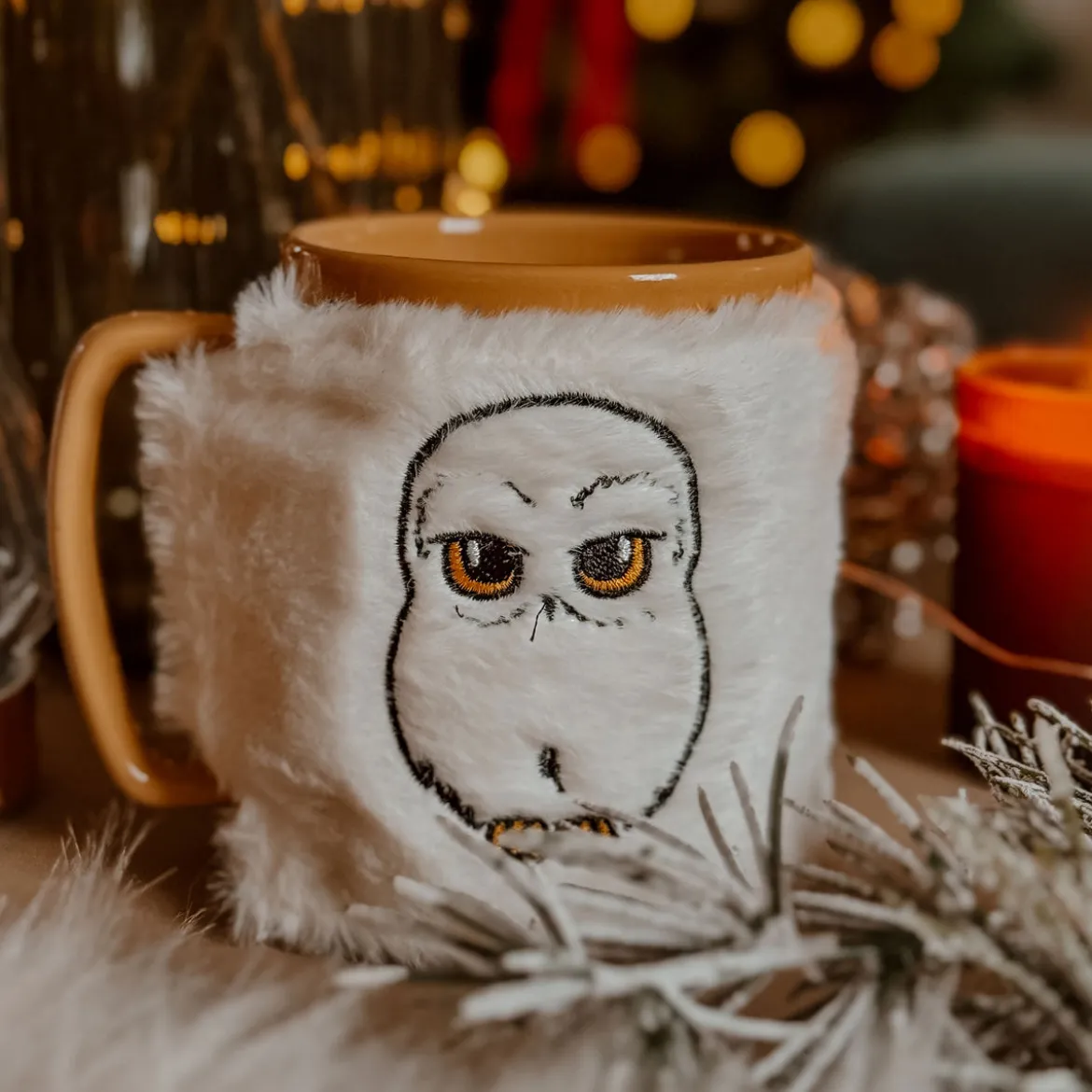 Hedwig Tasse mit Plüschüberzug - Harry Potter