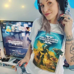 Helldivers 2 - Key Art T-Shirt weiß