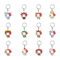 Hello Kitty and Friends Animals Mystery Funko Pop Schlüsselanhänger - Sanrio Display E1090675