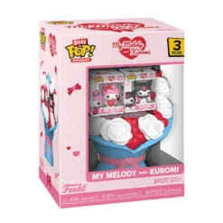 Hello Kitty and Friends Kuromi und Hello Kitty Valentines Funko Bitty Pop Bouquet - Sanrio