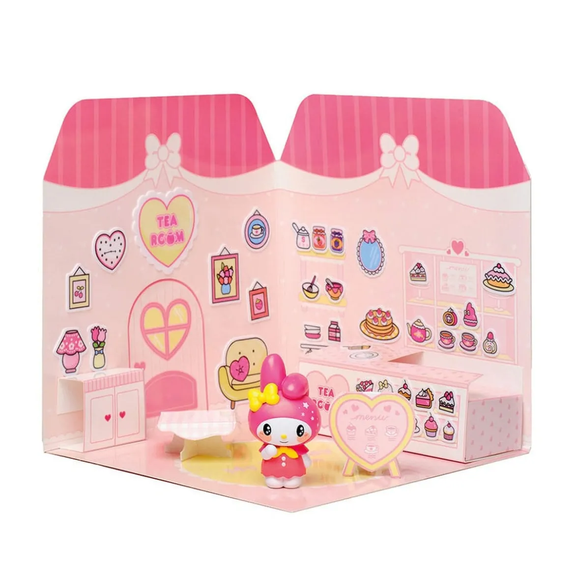 Hello Kitty and Friends Minifigur Sticker House My Melody Tea Room