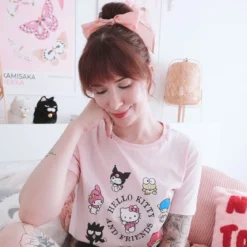 Hello Kitty and Friends T-Shirt rosa