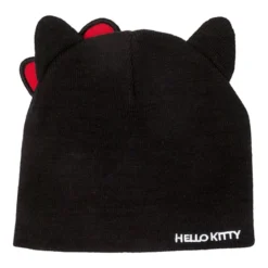 Hello Kitty Beanie mit Ohren und Schleife